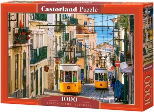 Puzle de 1000 piezas Tranvías de Lisboa Portugal