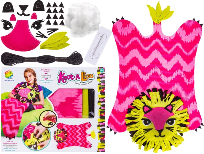 Kit creativo de costura DIY leoncito – gatito infantil de peluche - 1 pieza