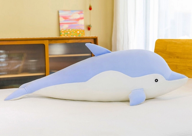 Delfín de peluche azul 30 cm