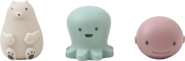 Shnuggle Bath Buddies juguetes para el agua – pulpo, ballena y oso polar