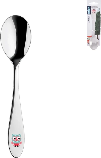 Cucharita infantil de acero inoxidable Búho
