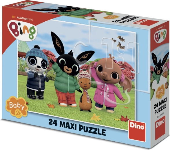 Maxi puzle Bing en otoño (24 piezas)