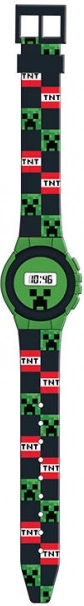 Reloj digital infantil MINECRAFT con motivo de Creeper
