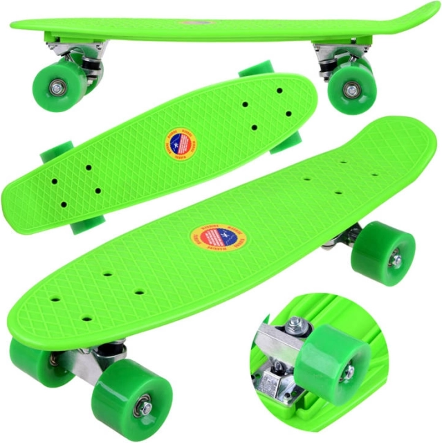 Fiszka (skateboard) para niños hasta 50 kg – Verde