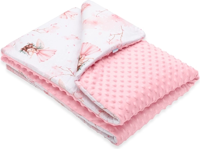 Manta infantil de minky con relleno New Baby Hadas 80 × 100 cm