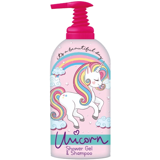 Gel de ducha y champú 2 en 1 Unicorn para niños 1 l
