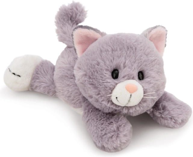 Nici peluche gato gris tumbado 20 cm Green