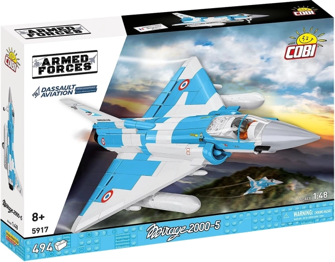Maqueta del avión Dassault Mirage 2000-5 a escala 1:48