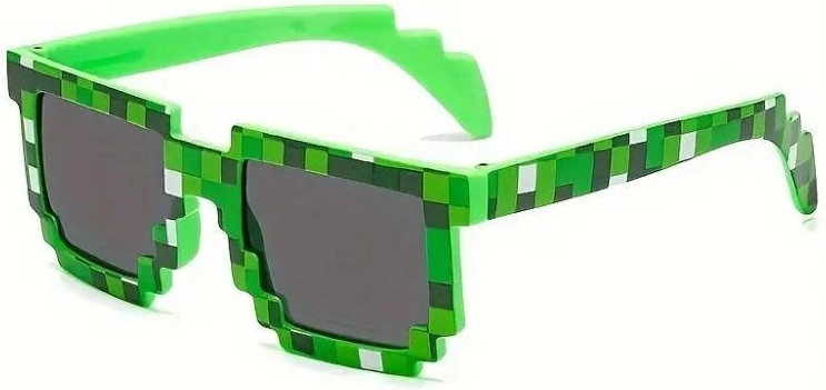 Gafas de fiesta estilo Minecraft - 1 pieza