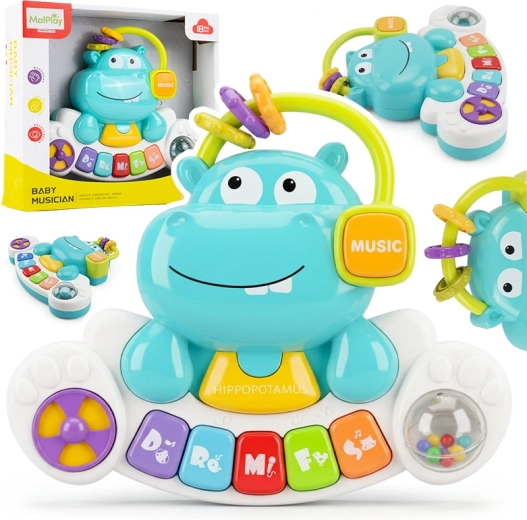 Pianito infantil Hipopótamo