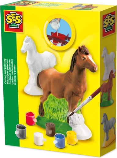 Set creativo de yeso: caballo