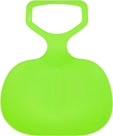 Deslizador de plástico para nieve con forma de manzana, 48 cm – Verde