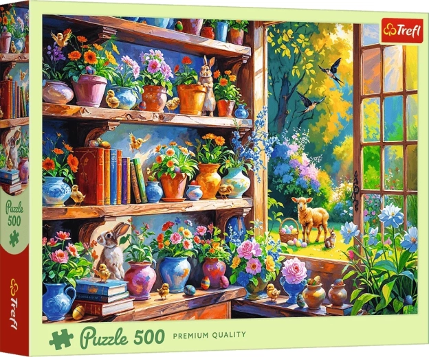 Puzzle Mañana de primavera en la orangerie 500 piezas TREFL