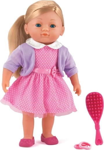Muñeca de moda Elizabeth rubia de Dolls World con accesorios, 36 cm