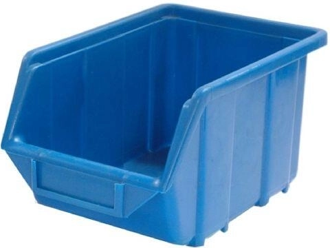 Caja de almacenamiento inclinada 165 × 110 × 75 mm, capacidad de carga 2 kg, plástico