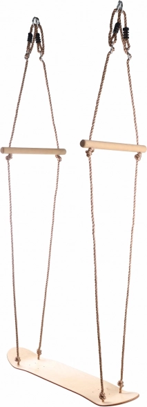 Columpio de madera tipo monopatín para niños
