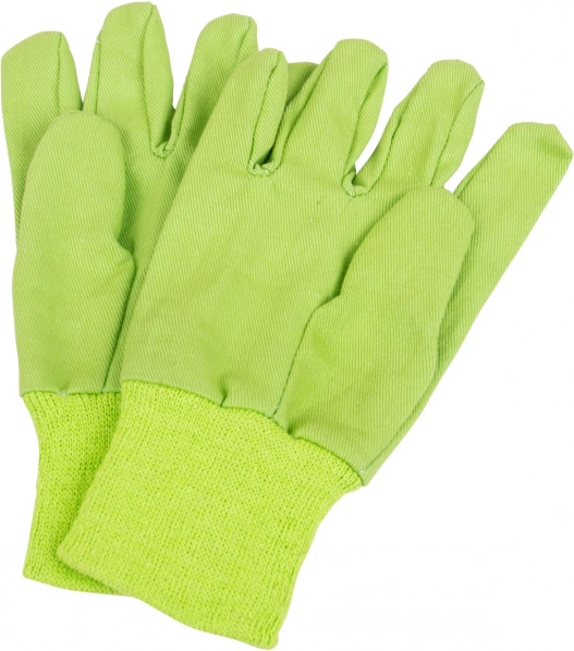 Guantes de jardinería para niños verdes