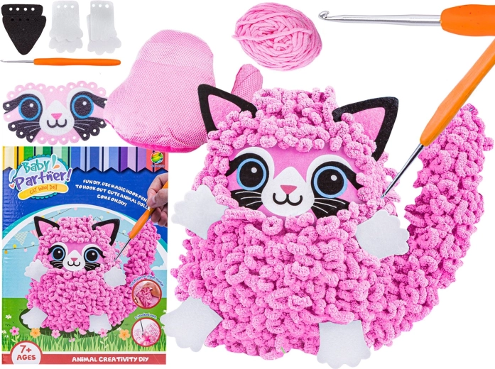 Kit creativo para hacer un gato de peluche DIY - 1 unidad