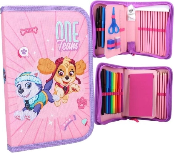 Estuche escolar equipado Paw Patrol (Patrulla Canina)