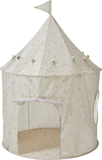 3 Sprouts tienda infantil de poliéster reciclado blueberry taupe - 1 pieza