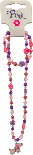 Set de joyas con colgante de perrito