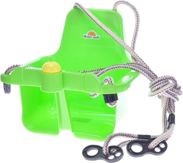 Columpio infantil con bocina, verde (18+ meses)