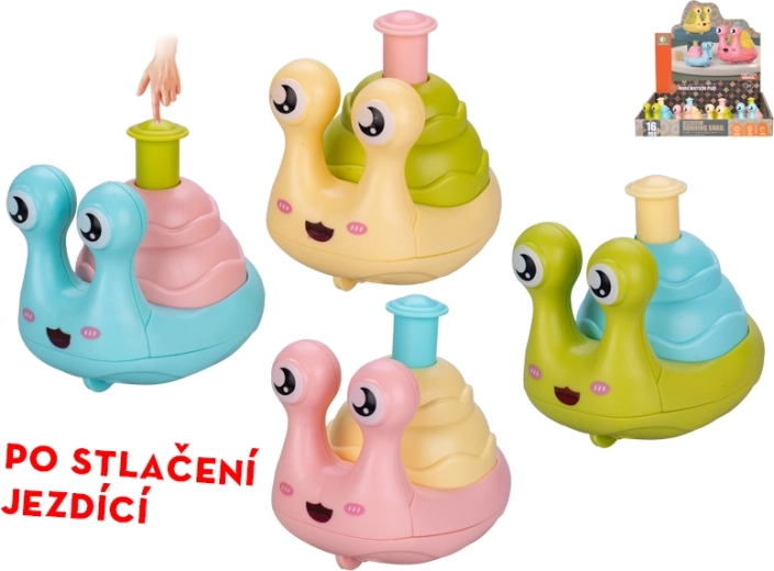 Caracol deslizante al presionar 7 cm – juguete divertido para niños a partir de 3 años