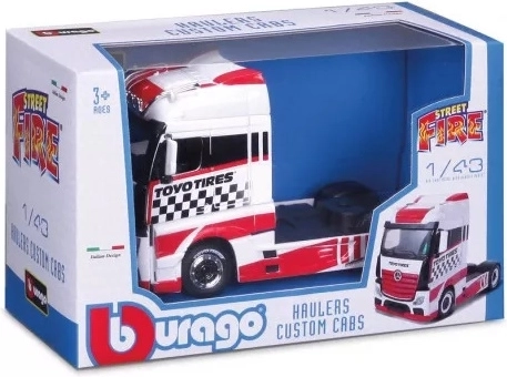 Mercedes‑Benz Actros GigaSpace modelo metálico 1:43 de Bburago