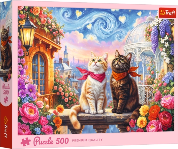 Rompecabezas 500 piezas – Gatitos enamorados TREFL