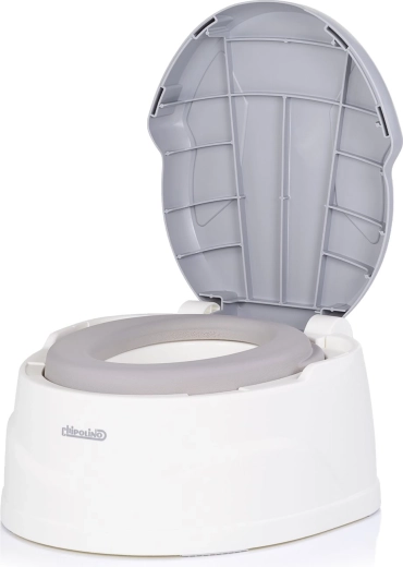 Chipolino orinal infantil y escalón Step 2 gris