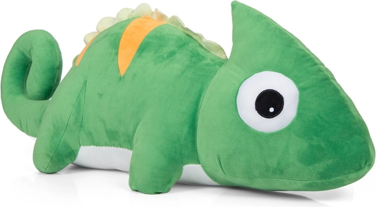 Camaleón de peluche verde 90 cm