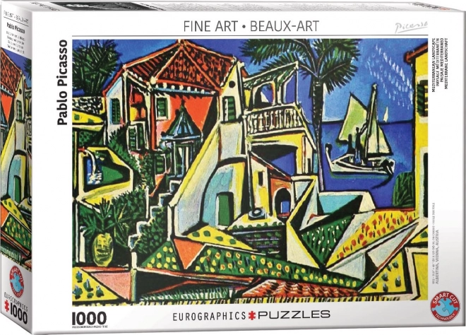 Puzzle Paisaje mediterráneo 1000 piezas EUROGRAPHICS