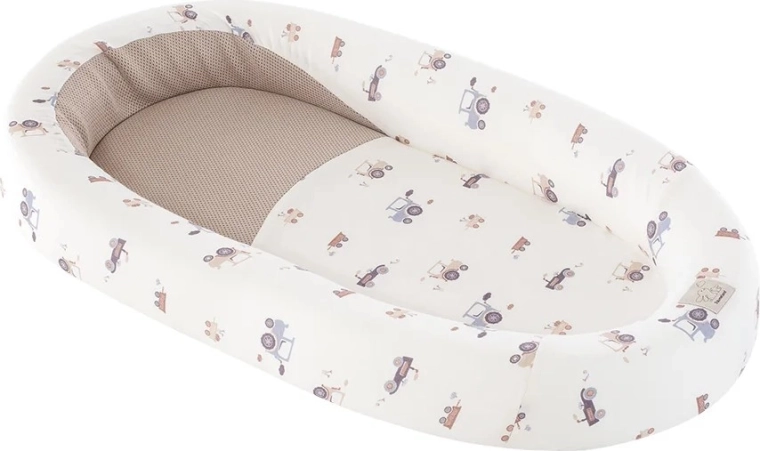 Nido para bebé Träumeland Home Air Little Farm azul
