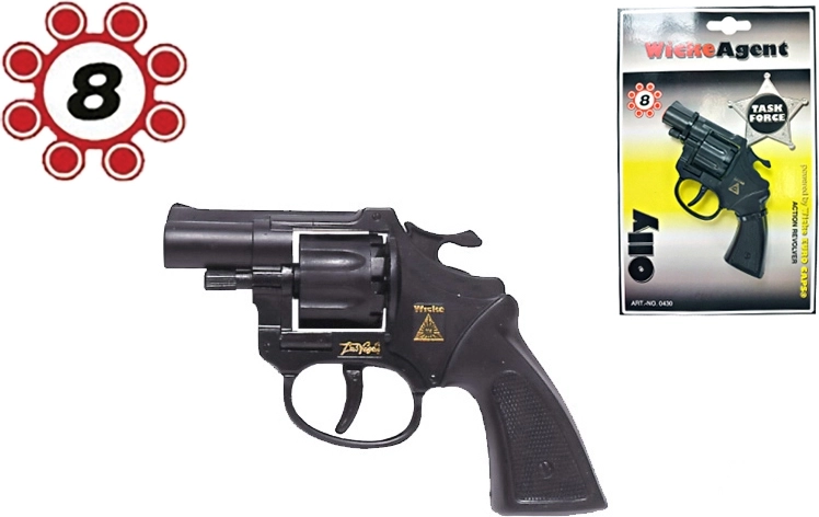 Pistola de cápsulas Olly 13 cm para cargadores de 8 tiros