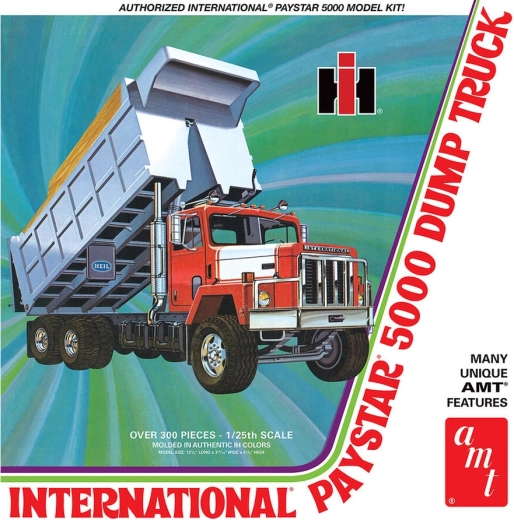 Modelo de plástico AMT International Paystar 5000 volquete 1:25