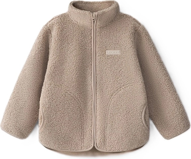 Chaqueta de forro polar Leokid Theo Almond Milk talla 116