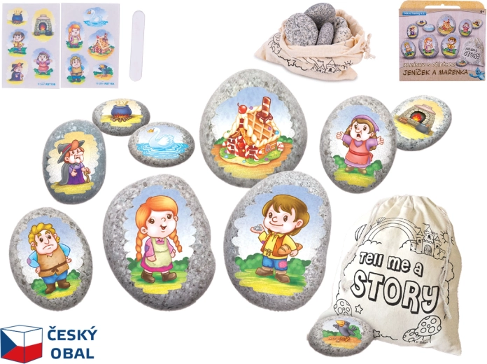 Kit creativo de piedras Hansel y Gretel