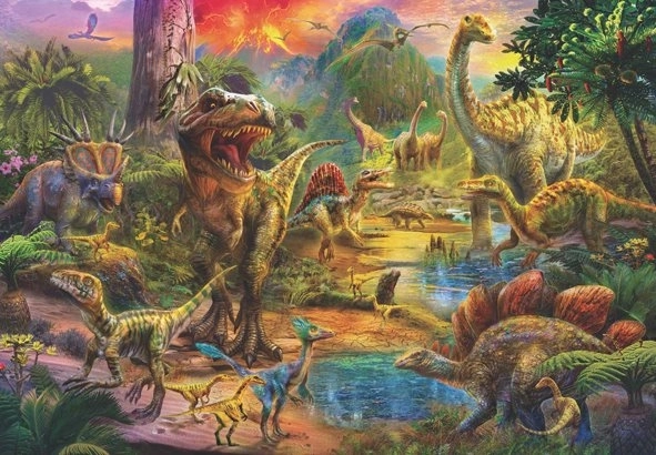 Puzzle Anatolian Reino de los dinosaurios 500 piezas