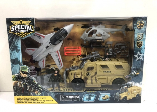 Gran set militar: caza y equipo de combate
