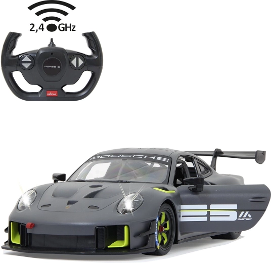 Coche RC Porsche 911 GT2 RS Clubsport 25 a escala 1:14, gris
