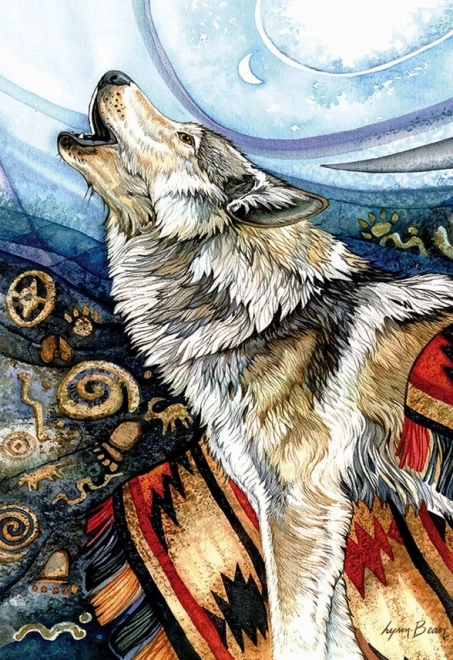 Puzzle Lobo aullador 260 piezas