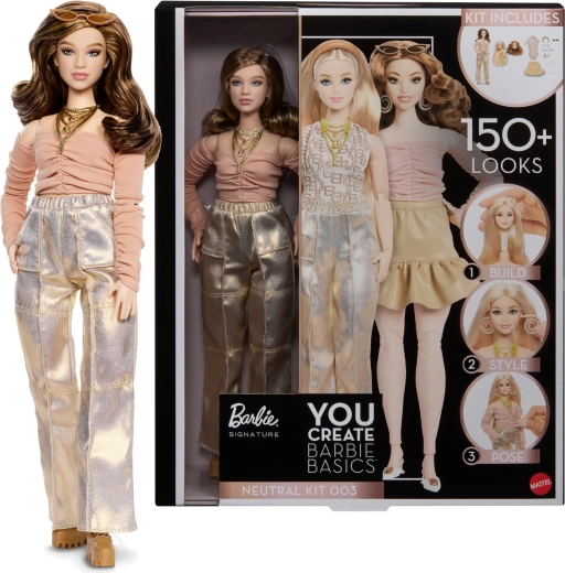 Barbie Signature You Create – muñeca premium personalizable con accesorios, set neutro