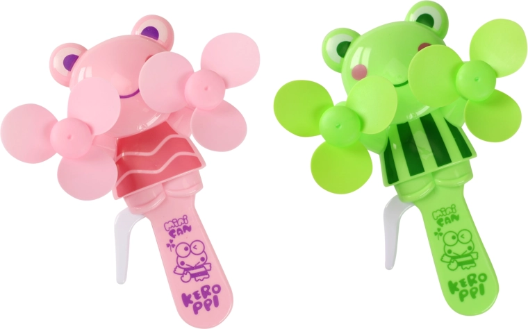 Mini ventilador de mano KEROPPI – diseño de ranita para niños
