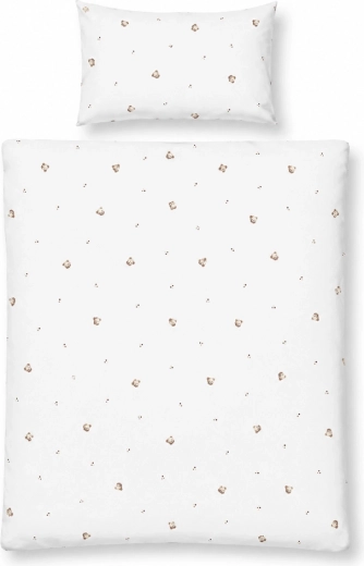 Babymatex ropa de cama infantil impermeable jersey estrellitas 100 × 135 cm + 40 × 60 cm – Osito