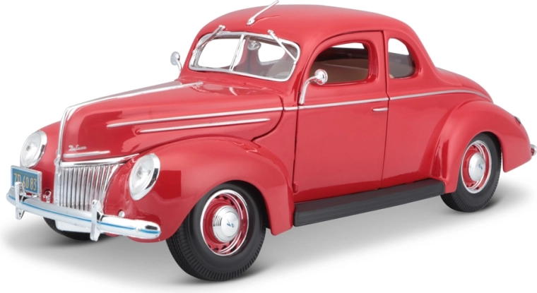 Maisto Ford Deluxe coupé 1939 rojo 1:18