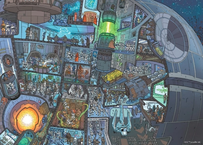 Puzzle Star Wars: ¿Dónde está Chewie? 1000 piezas