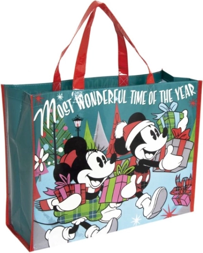 Bolsa de compras navideña de Minnie Mouse
