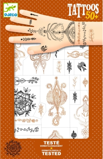 Djeco tatuajes joyas orientales