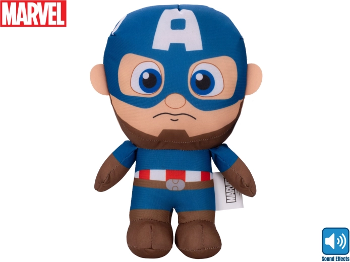 Figura sonora Avengers Capitán América 28 cm a pilas