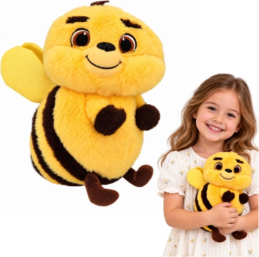 Abeja de peluche para abrazar de 33 cm